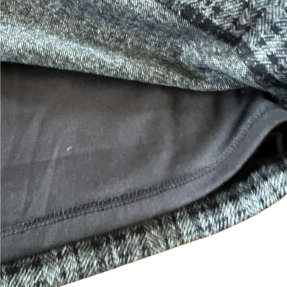 Lauren Ralph Lauren grey plaid elbow bell sleeve wool blend sheath dress size 14 - Picture 5 of 12